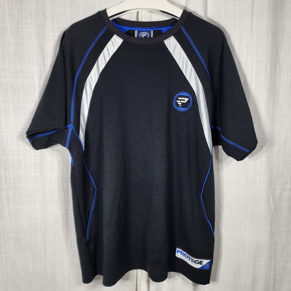 Protege Black and Blue Short Sleeve Men's Tee